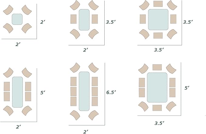 BPS 6-in-1 Metal Raised Garden Bed, 5.5x4 FT Galvanized Planter Raised Beds for Vegetables, Flowers 17'' Extra Tall