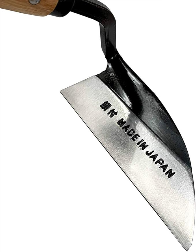 HACHIEMON Japanese Weeding Tool Very Sharp Edge Nejiri Gama Left-Handed Version - Made in Japan