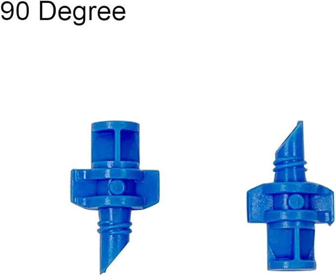 90 180 360 Degree Atomizing Sprinkler Sprayer, Micro Garden Lawn Water Spray Misting Nozzle Sprinkler Irrigation System for Agriculture,Hydroponic and Aeroponic Irrigation, 3Colors, 150PCS