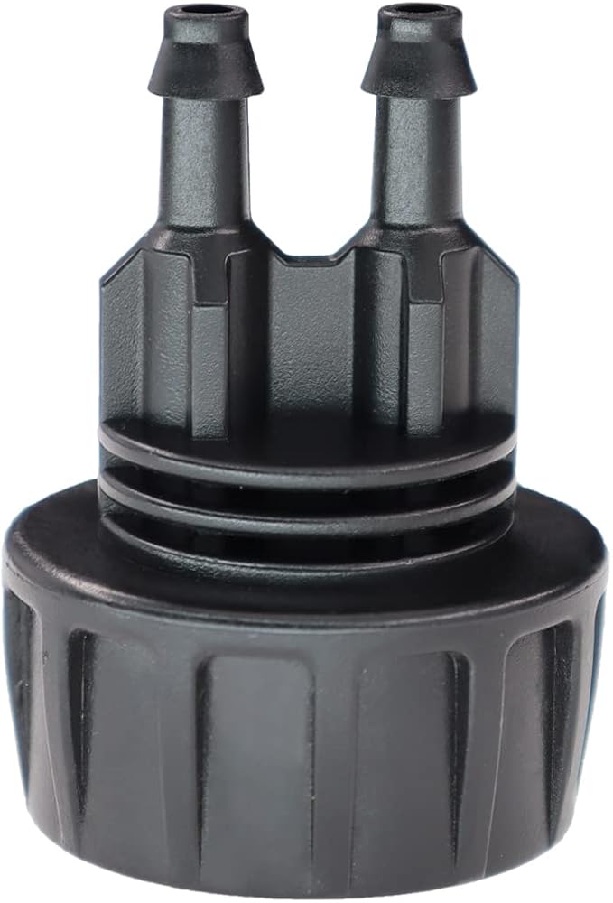 1/4 Inch Drip Irrigation Tubing to 3/4 Inch Garden Faucet Adapter 4PCS Water Drip Hose Adapter Connectors and Fittings with Washers