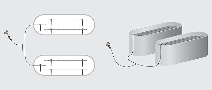 Rain Bird GARDENKIT Drip Irrigation Raised Bed Garden Watering Kit