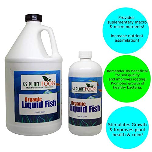 Organic Hydrolyzed Liquid Fish Fertilizer (5 Gallon)