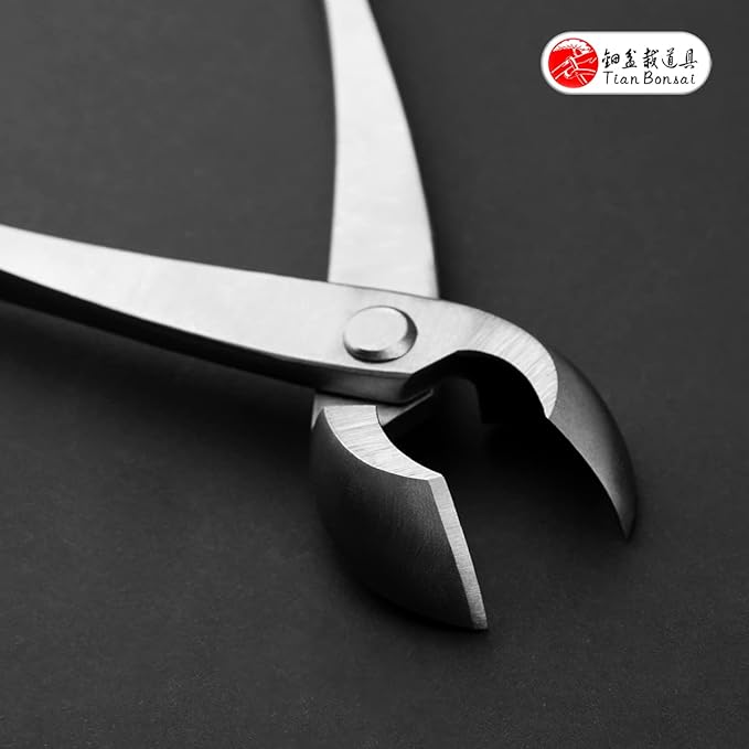 205MM Bonsai Round Edge Cutter Professional Grade Branch Cutter Alloy Steel Bonsai Tools Equip With Tool Bag (MTS-12)