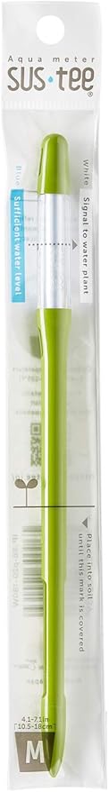 Aquameter Medium (Green Refillable) - Plant Soil Moisture Sensor - Best for Potted Plants - Probe, Meter, Indicator