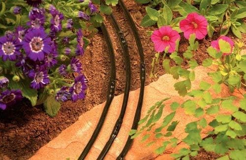 Orbit 5 Pack Drilled Hole Soaker Tubing for Drip Irrigation 1/4 Inch x 60 Feet