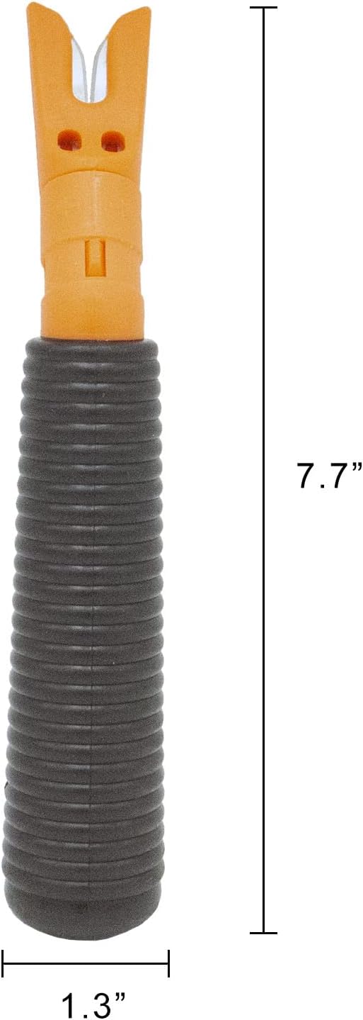 Zenport H335 Grape Razor Fork Harvest Tool with Replaceable Blade, 9.5-Inch, Orange