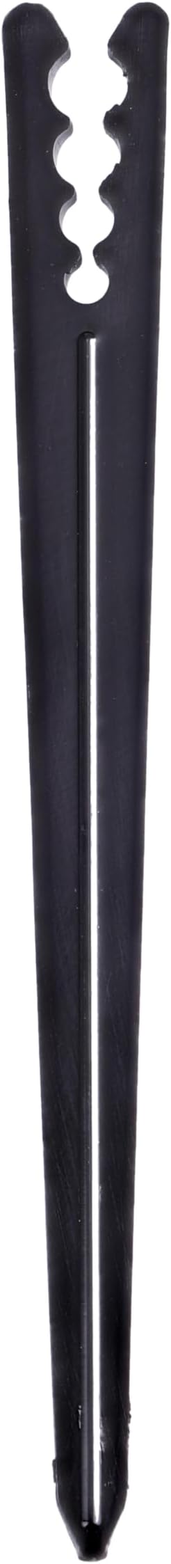Raindrip 381025B 1/8-Inch - 1/4-Inch Heavy-Duty Tubing Support Stake for Drip Irrigation Supply Tubing and Drip Systems, 6-Inch Long, Plastic, 25-Pack, Black