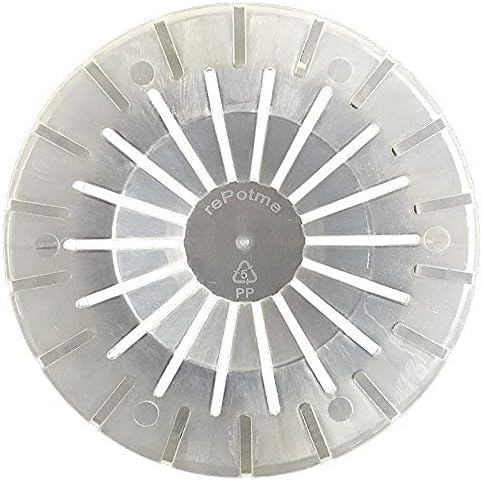 rePotme Orchid Pot Growers Assortment (8 Slotted Clear Orchid Pots - 2 Each of 3, 4, 5, 6 Inch) - Premium Orchid Planters, Orchid Pots with Holes for Repotting