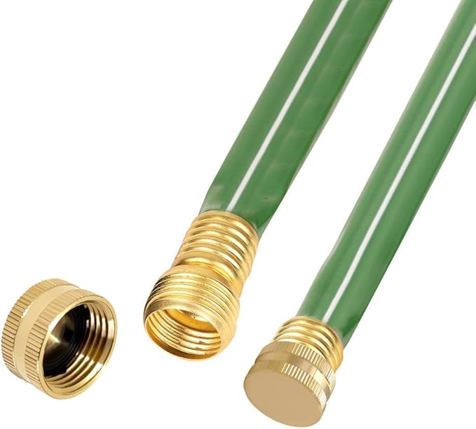 Hooshing 6PCS Garden Hose Cap 3/4 Inch Hose Female End Cap Spigot Cap Adapter with Washers Garden Hose Female Fitting Cap