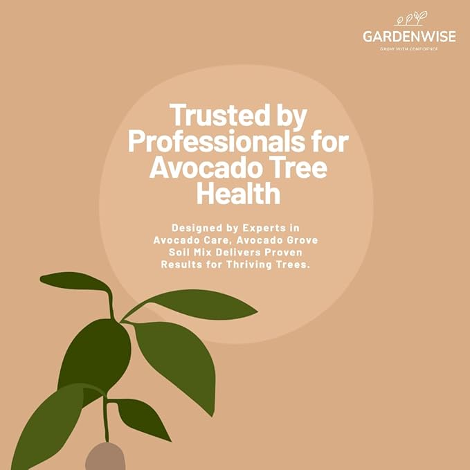 Avocado Tree Soil – Premium Organic Potting Mix for Avocado Trees | Tailored pH & Organic Nutrients | Fast-Draining & Moisture-Retaining | Indoor & Outdoor Use (3 QUARTS)