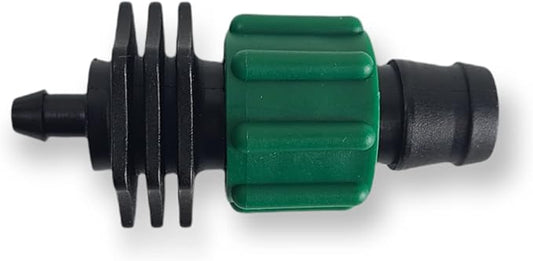 5-PACK USA MADE - PREMIUM Drip Tape Irrigation Tubing Adapter Coupling (5/8 Inch to 6mm Adapter) Universal Perma-Loc Connector Barbed Locking Fitting - Fits All Brands 5/8" Drip