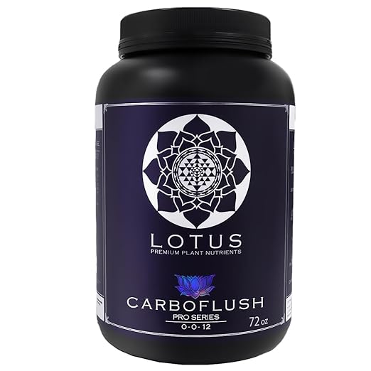 72oz Carboflush - Harvest Flavor Enhancer, Finisher, Cleanser – Naturally Derived Premium Powdered Nutrient – Harvest Enhancing Fertilizer for Soil, Hydroponic, and Coco Coir - Indoor and Outdoor