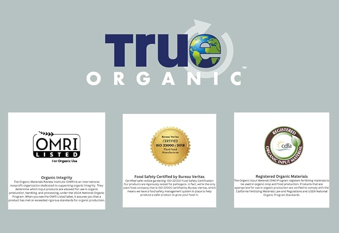 True Organic Annuals & Perennials Food – Organic Fertilizer for Stunning Blooms and Robust Foliage – 4lb Bag Covers 70 Sq. Ft.