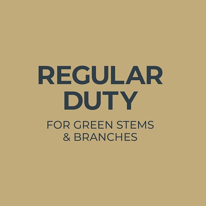 WOODLAND TOOLS Co. Regular-Duty Pruning Shears - Durable Garden Clippers with Sharp Cutting Blades and Secure Grip for Plants, Shrubs, and Flowers