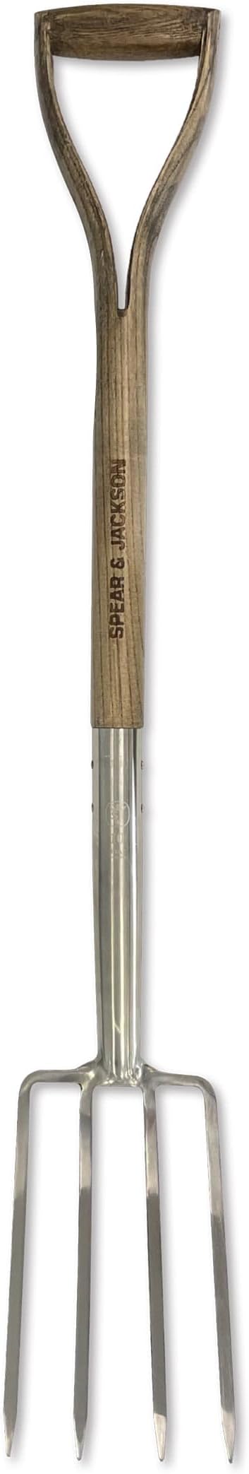 Spear & Jackson 4552BF Traditional Stainless Border Fork, Multi-Coloured