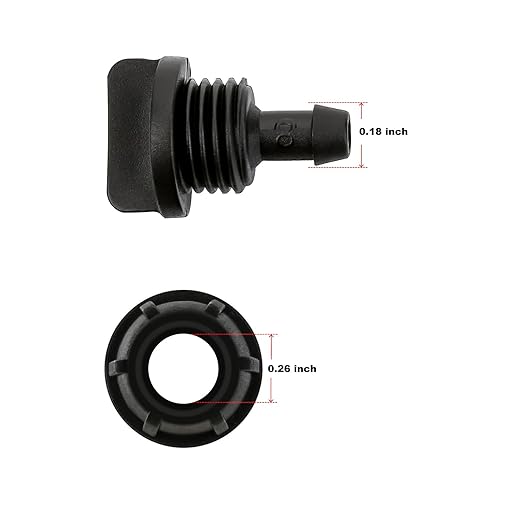 1/4" Drip Irrigation End Plug: Lock Barbed Fittings Fit 1/4" Irrigation Tubing - Drip Line Parts Cap for Drip System Gardeners (30pcs)