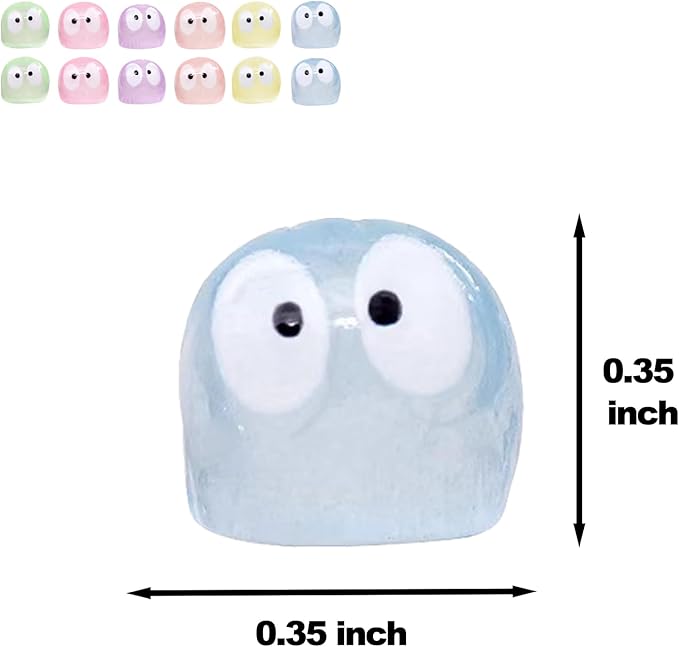 12pcs Plants Magnets Tiny Plant Safe Magnets Miniature Figurines, Fairy Garden Supplies House Plant Leaf, Key Holder Decorative (12 Dust Bunnies)