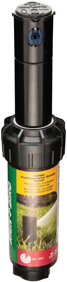 Rain Bird 42SA+/4PK Simple Adjust Gear Drive Rotor, Adjustable 40° - 360° Pattern, 26' - 38' Spray Distance, 4-Pack