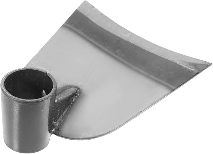 POPETPOP Hand Hoe Head Replacement - Stainless Steel Garden Hoe Head, Handheld Round Eye Hoes, Gardening Tool for Agriculture Digging Loosening