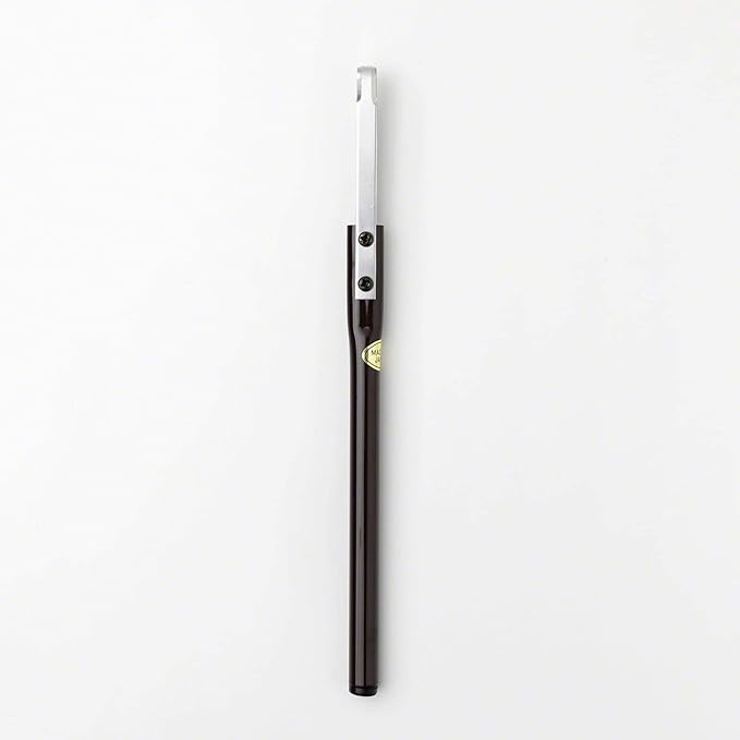 Wazakura Bonsai Double Edge Jin Knife 8.2 inches (210 mm) Made in Japan, Deadwood Carving Tool, Japanese Bark Scraper (Circle Shape)