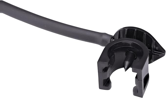 Raindrip 172CPUB, Adjustable Flow Micro Sprinkler Assembly, Half-Circle Pattern, Fan Spray, 1/4" Clamp N Pierce Inlet, Riser and 13" Stake, for Drip Irrigation Gardening Systems, Black/Blue(Pack of 1)