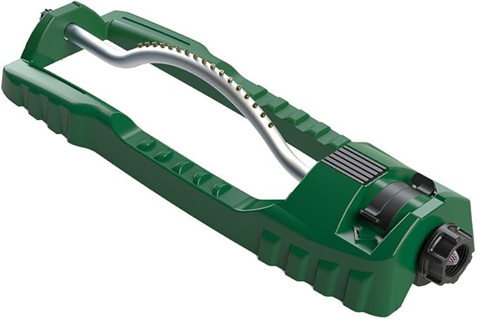 Orbit 56761 Oscillating Water Sprinkler for Lawn and Garden with Stable Base and Custom Pattern Dial (Waters up to 3,600 Square Feet)