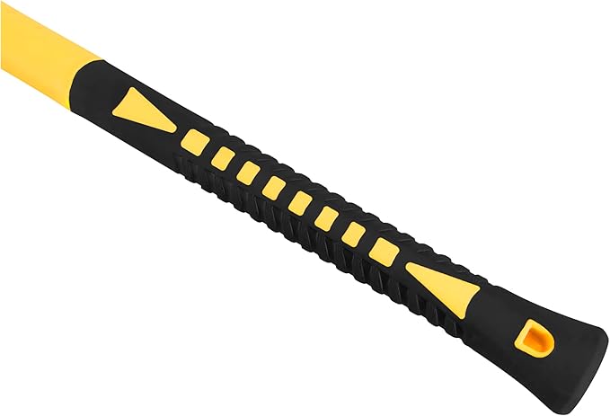 Performance Tool M7111 8-Pound Splitting Maul with Fiberglass Handle, Black/Yellow