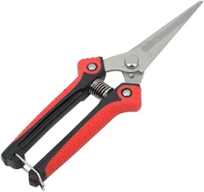Garden Pruning Shears, Hand Pruner Scissor Tree Trimmers Secateurs Potted Cutters Snips Branch Plant Hedge Clippers Gardening Tool Stainless Steel Blades for Home Loppers Flower Bonsai Trimming