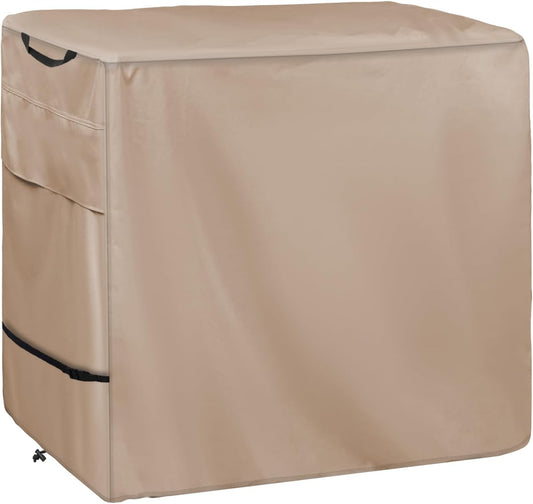 Outdoor Dining Cart Cover - Heavy Duty Waterproof Cover for Royal Gourmet Cart Flattop Worktable PC3401S & PC3401B, Compatible with 40 inch Outdoor Utility Cart,Khaki