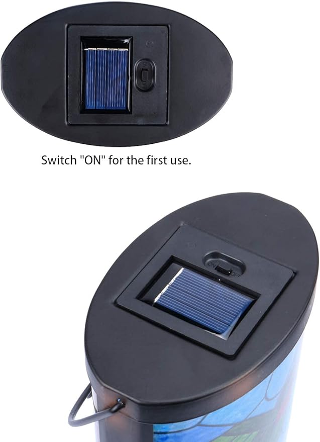 Hanging Solar Lantern Outdoor Decorative Waterproof LED Solar Hummingbird Lights Tabletop Lamp for Outdoor Patio Garden