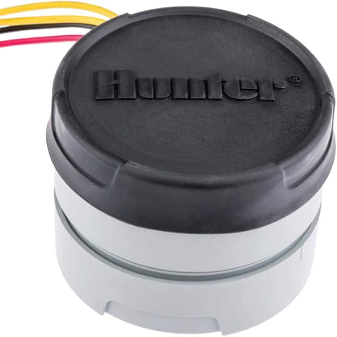 Hunter Industries Sprinkler NODE100 NODE-100 Battery Controller with Solenoid, Small, Blue