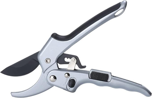 Upgraded Garden Clippers, Adjustable Germany Pruners, Work 3 Times Easier, Professional Pruning Shears, Cutting Rose, Flower, Hedge, Stem, Sharp Gardening Scissors, Arthritis Weak Hand Snips