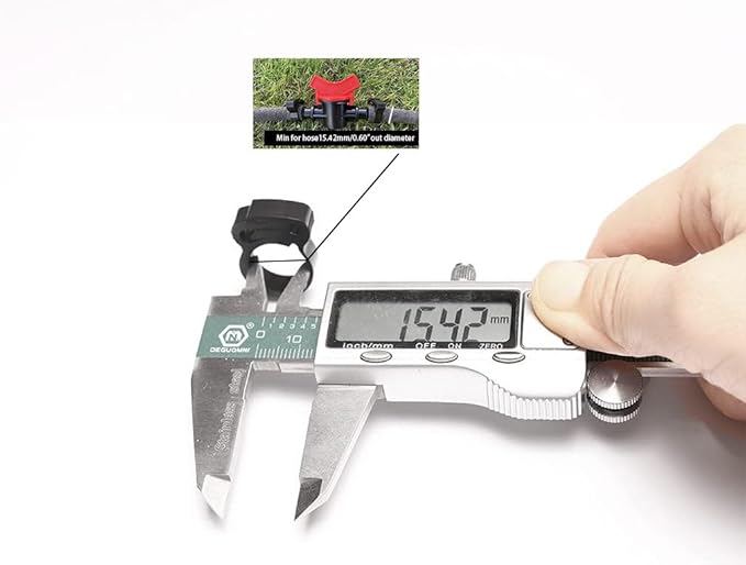 100pieces Internal Diameter 1/2 inch Plastic hose Clamp for Drip Irrigation Tubing