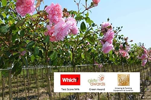 Soft Garden Plant Ties for Indoor & Outdoor Plants - Strong & Stretchy Cut-to-Length Plant Tape for Climbing Plants, Tomato Vines & Home Gardening (130 ft / 40M)