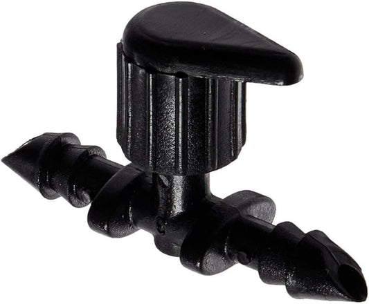 Orbit 50 Pack (250 Total Fittings) 1/4 Inch Barbed Drip Irrigation Tubing Shut-Off Valve - 5 Pack