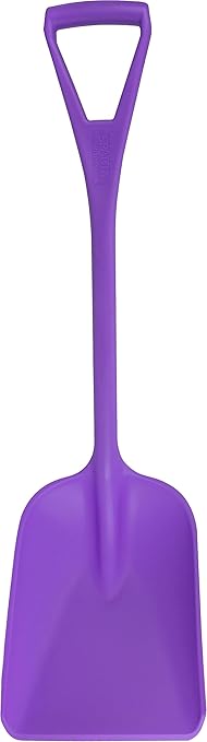 SPARTA 41077EC68 Plastic Sanitary Shovel, Food Safe Plastic Shovel For Commerical Kitchens, 14 Inches, Purple