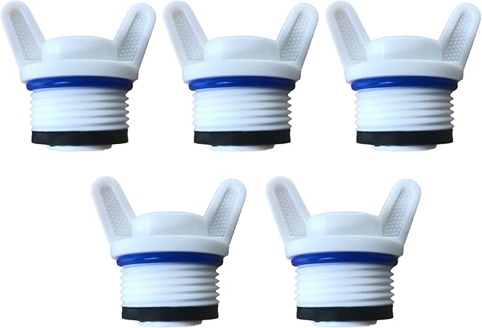 3/4” PT Pipe Plug Caps and Plugs Male Pipe Threaded Plug End Cap Garden Irrigation Tubing Stopper for RV City Irrigating Water Supply Lines (1" ID)