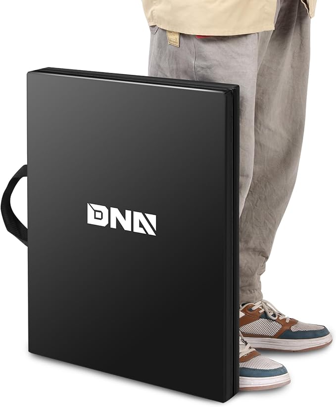 DNA MOTORING Foldable Soft Kneeling Pad Mat Extra Thick Foam Knee Pad Mat Water Resistant 43 X 17.7 X 1.6 in for Auto Maintenance, Gardening, Baby Bath, Yoga, w/Handles, TOOLS-00501