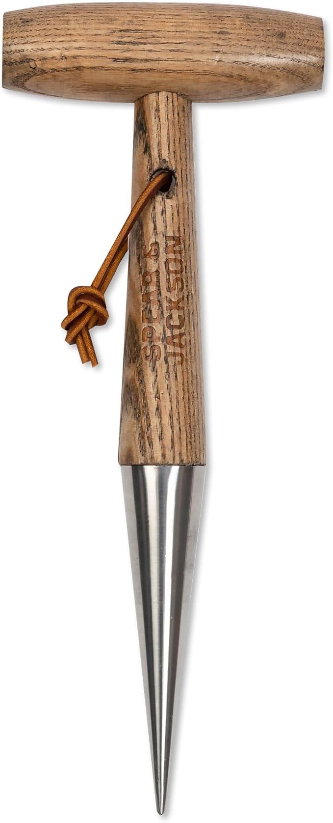 Spear & Jackson 5610DB Handheld Traditional English Style Stainless Steel Dibber / Planter - For planting Seeds and Bulbs