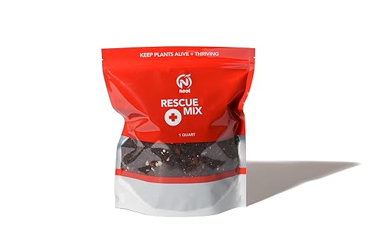 Noot Rooting Rescue Mix - 1 Quart - Coconut Chips Fibers Coco Coir Coarse Perlite - Root Rot Treatment - Rapid Roots for Propagation - Pre-Soaked & Ready to Use