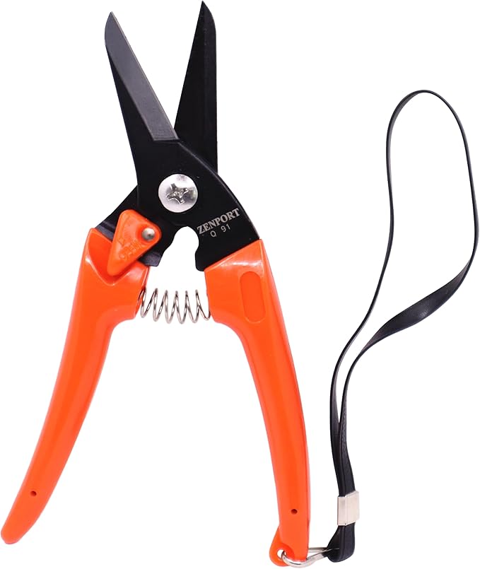 Zenport Q91-3PK of Pruners, Zen-Magic, Ultra Twig and Hoof Trimming Shear, Twin-Blade, 7.5-Inch Long, 3-Pack