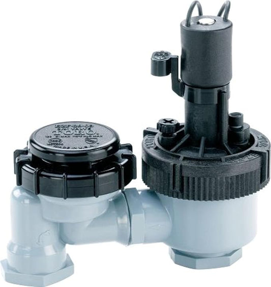 Toro 53763 3/4-Inch Anti-Siphon Jar Top Underground Sprinkler System Valve with Flow Control, 3/4" Jar-Top Valve w/Flow Control, 1 Count (Pack of 1)
