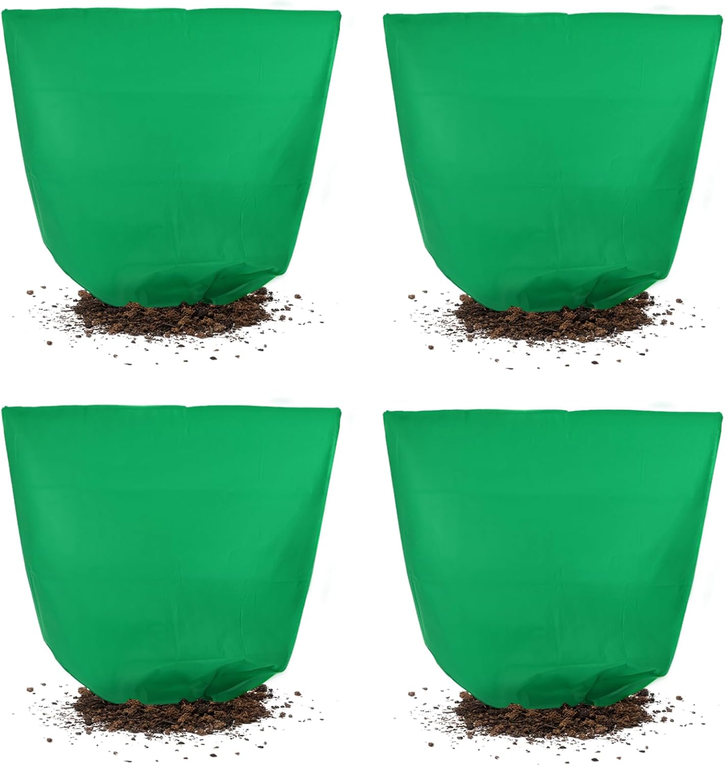 Svepndic 4 PCS Winter Plant Covers Freeze Protection,39X39 Reusable Plant Protector Bag with Drawstring,Winter Plants Jacket Warm Shrubs Cover Blanket Frost Protection for Outdoor Garden Plants