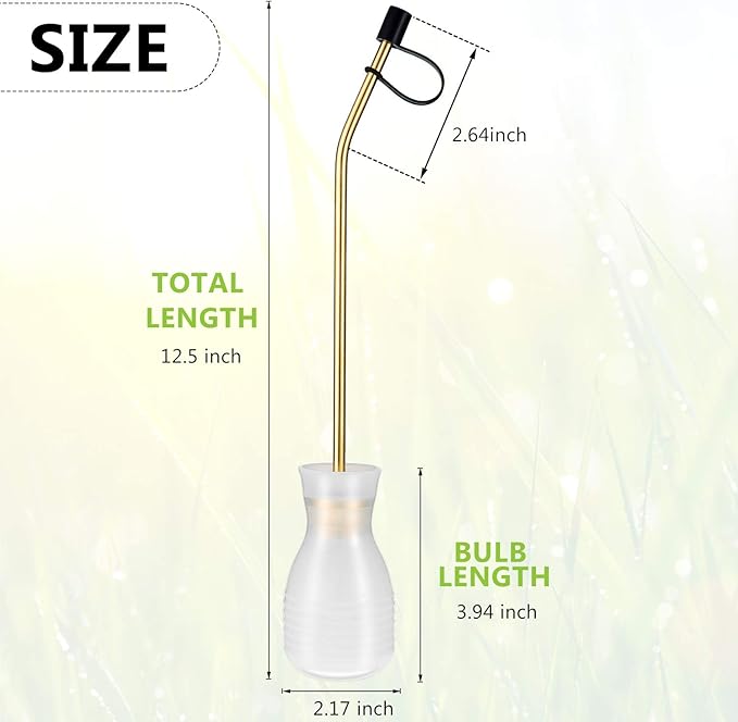 Boao Garden Sprayer Applicator Bulb with Long Copper Tube for Organic Gardening Agricultural Supplies and Control Accessories(Simple Style,2 Packs)