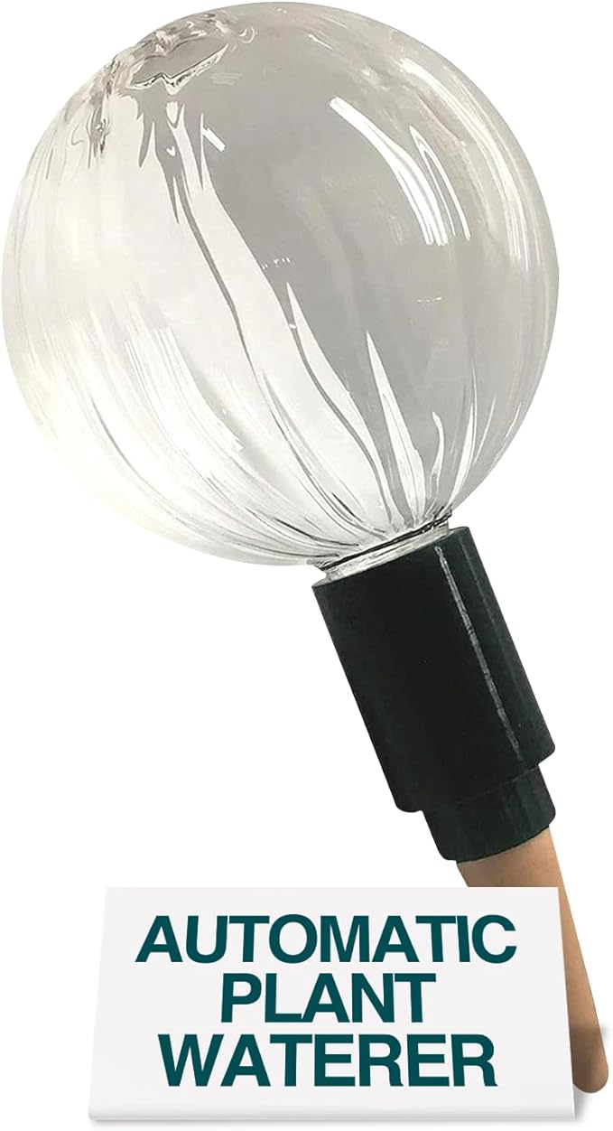 Blumat Glass Plant Watering Globes - Consistent Hydration Devices for Plants - Self-Watering System for Indoor and Outdoor Use - Automatic Plant Care Solution for Vacations