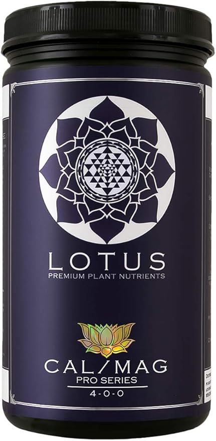 Lotus Nutrients Cal-Mag Pro Series - All Natural Premium Powdered Plant Nutrients with Calcium and Magnesium for Hydroponic Coco Coir and Soil | Improve Plant Health Indoor and Outdoor Gardens (30oz)
