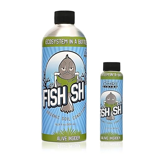Fish Head Farms Organic Soil Conditioner for Yield and Flavor Enhancement. Improves Fertilizer Efficiency. Useful in Both Garden Soil and Hydroponics Applications - 500 Milliliter with 80 Milliliter