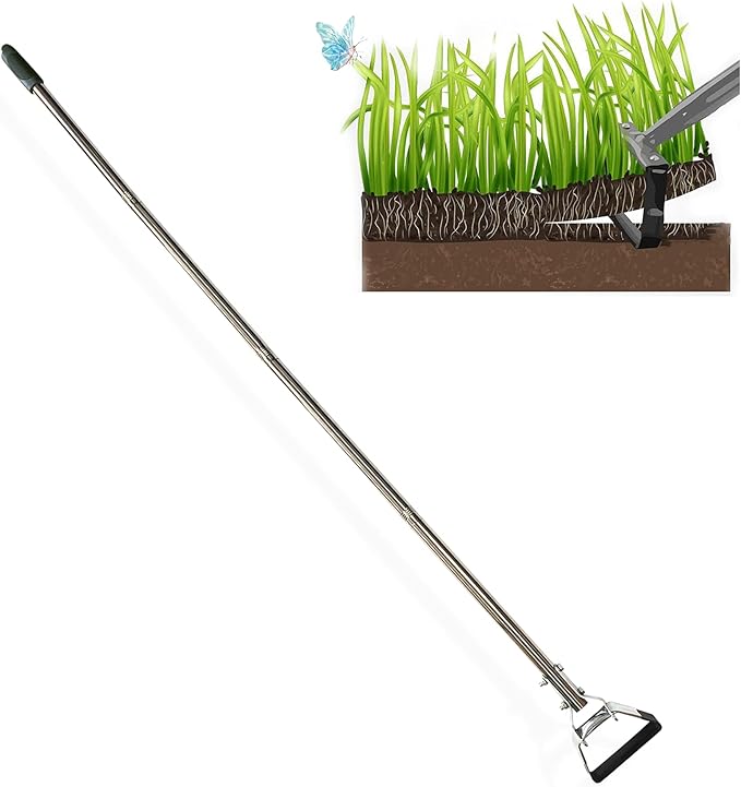 Stirrup Hoe Gardening Tools Hula Hoe Replacement Head 304 Stainless Steel 2 Pack