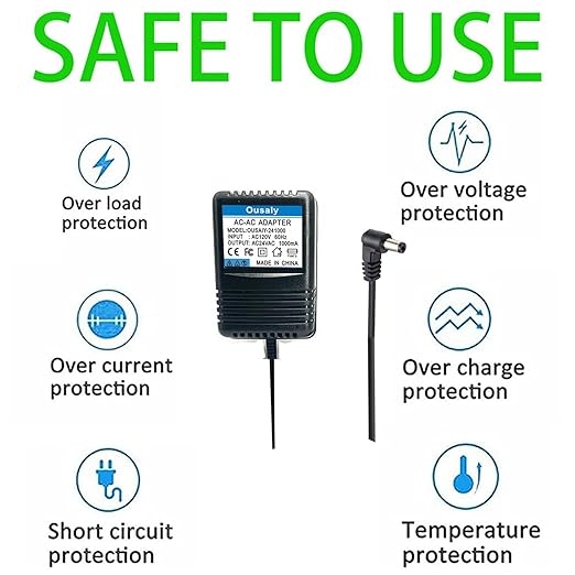 24VAC ac/ac Power Adapter Transformer for Sprinkler System Power Supply for Indoor Irrigation Timers Compatible with Rachio Smart Sprinkler Controller MKA-482401000 ILA48-241000 HL-EI480800 JT-917