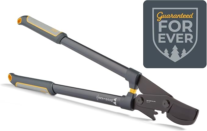 Woodland Tools Co. Super Duty 32" MaxForce Lopper – Gear-Powered Tree Cutter & Branch Trimmer for Effortless Pruning and Superior Gardening Performance
